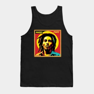 Reggae Music Legend Vinyl Record Artwork II Tank Top